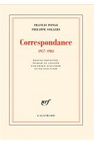 CORRESPONDANCE - 1957-1982