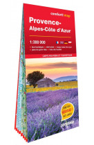 PROVENCE-ALPES-COTE D-AZUR 1/300.000 (CARTE GRAND FORMAT LAMINEE)